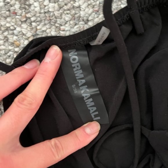 Norma Kamali slip fishtail dress in S - Picture 5 of 5